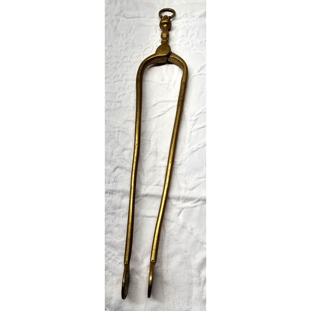 Antique 18th Century Brass English‎ Fireplace Tool 12 1/2"